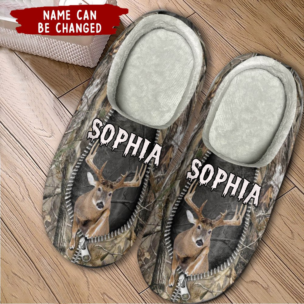 Deer slippers on sale